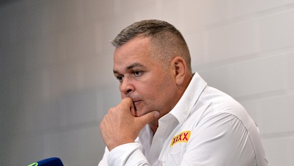 Brisbane coach Anthony Seibold.