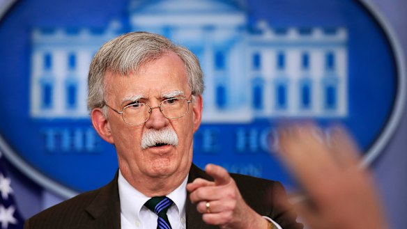 John Bolton advocated regime change in Iran before joining the White House last year.