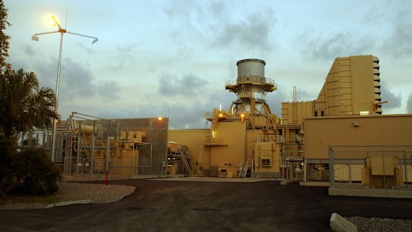 Origin's Mt Stuart Gas plant, where it is building the Australian first dual battery and gas installation.