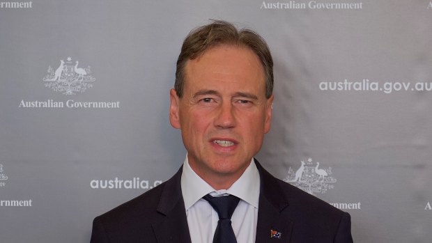 Federal Health Minister Greg Hunt.