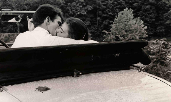 Warren Beatty and Natalie Wood get up close and personal during  Hollywood’s first French kiss, in 1961’s "Splendor In The Grass".