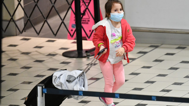 A small child was amongst those Australians evacuated from the Peruvian capital of Lima.