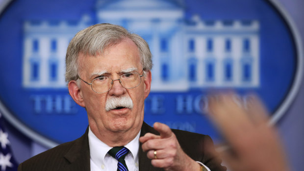 John Bolton advocated regime change in Iran before joining the White House last year.
