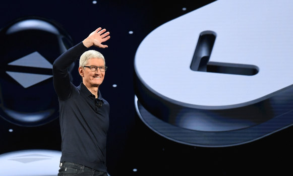 Apple chief executive Tim Cook said the company had reached a "milestone".