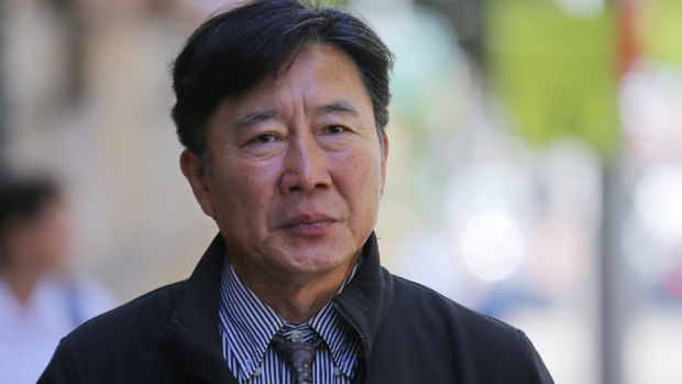 Chan Han Choi outside the King Street Supreme Court in Sydney.