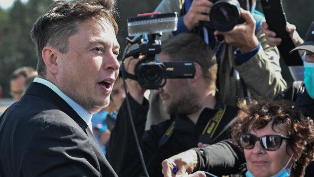 Elon Musk: coming to shake up Australia’s broadband internet market.