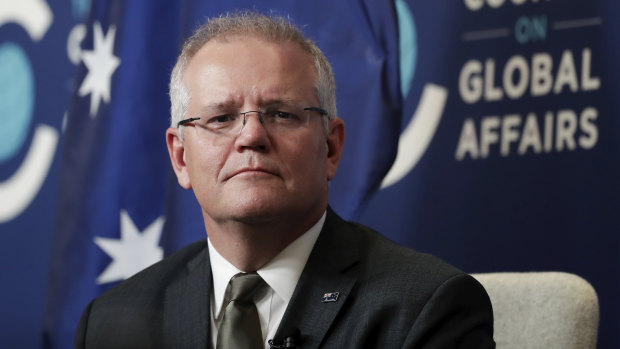 Prime Minister Scott Morrison delivers the keynote speech to the Chicago Council on Global Affairs.