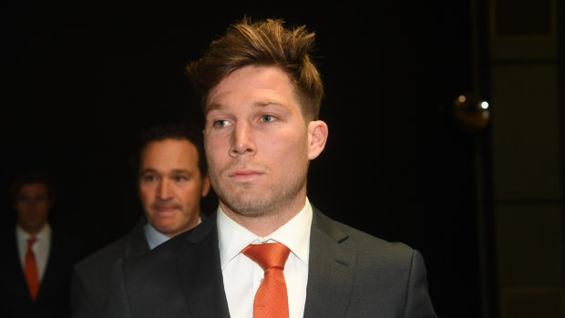 Toby Greene will be in Melbourne for the Thursday night hearing.