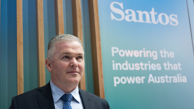Santos chief executive Kevin Gallagher aid the company had a plan to be “at the leading edge of the energy transition to a low-carbon future.”