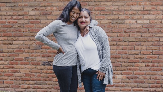Dilani Blundell, left, and Nelun Fahey. "I don’t think Nelun and I are bonded by our Sri Lankan heritage. Our bond, first and foremost, is that we are sisters, and we have a lot of shared experiences."