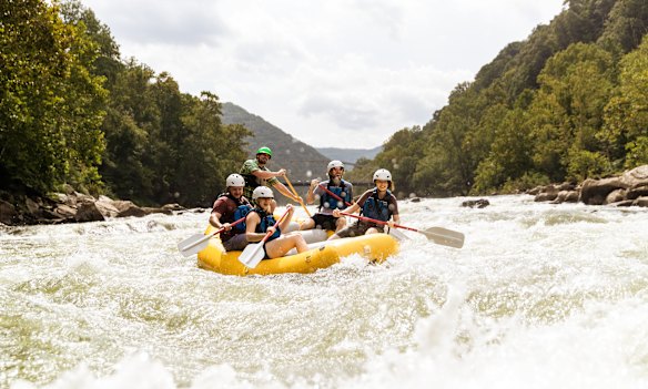 The New River Gorge offers some of the best white-water rafting in the US.
