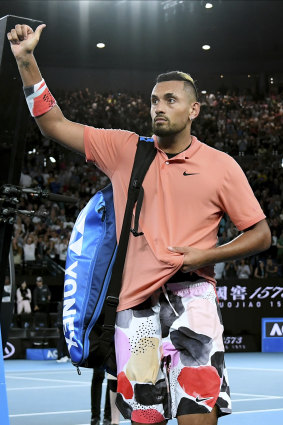 Nick Kyrgios enhanced his standing with his support for bushfire relief and performances at the Open.