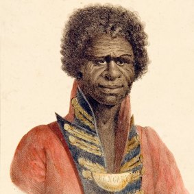Bungaree circumnavigated Australia with Matthew Flinders and was declared by Governor Macquarie “chief of the Broken Bay tribe” in 1815.