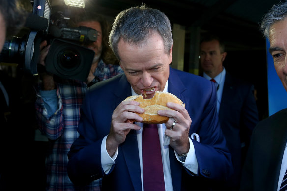 Bill Shorten’s awkward munching in 2016 was one for the history books. 