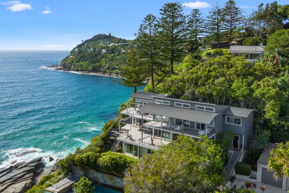 The Whale Beach house of John Grant has set a $14.1 million suburb record.