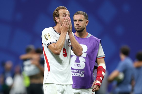 Harry Kane and his England team-mates were left devastated.