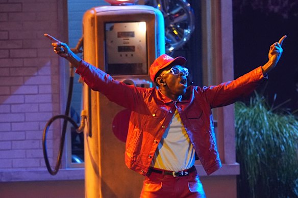 Tyler, The Creator took the audience on a journey with his audacious performance.