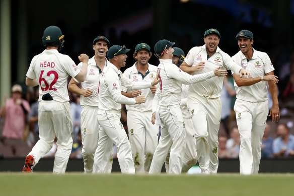 At the SCG, Australia celebrated yet another Test victory over New Zealand inside four days.