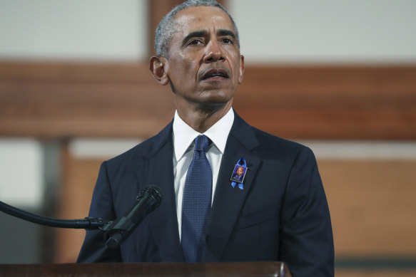 Former US president Barack Obama wore mostly dark suits during his presidency.