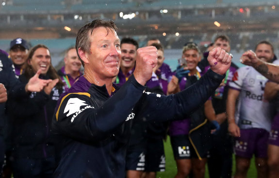 Five more years ... Craig Bellamy will remain with the Storm until at least 2026.