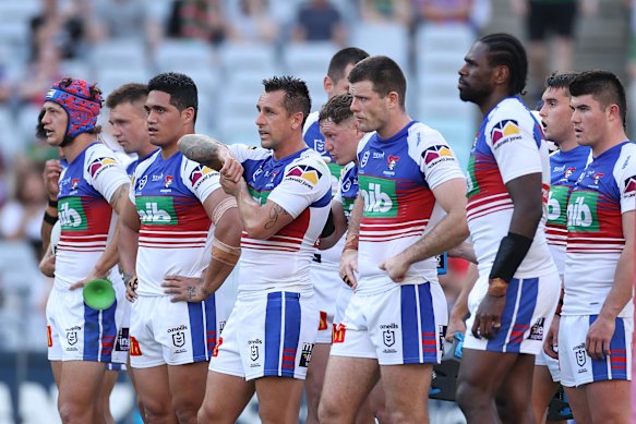 The Knights were left to rue what might have been after conceding 46 unanswered points, having led 14-0 early.