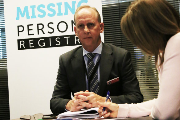 Det Chief Inspector Glen Browne implementing changes at the NSW Missing Persons Registry.