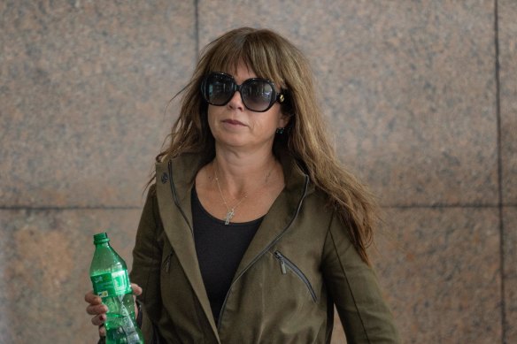 Emma Walters outside Melbourne Magistrates’ Court on Thursday.