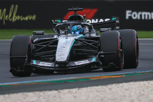 George Russell set a stunning pace in qualifying.