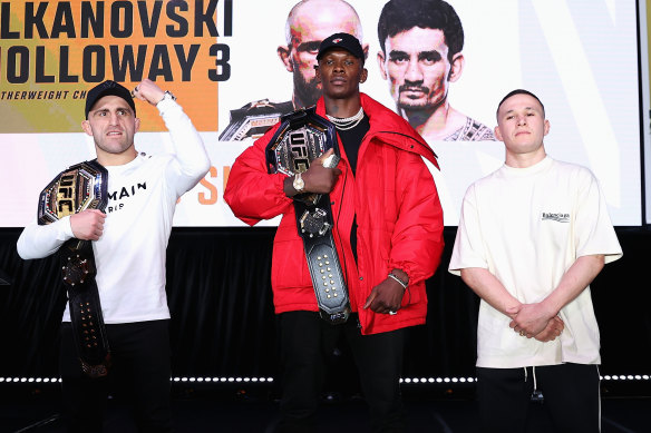 Alex Volkanovski, Israel Adesanya and Kai Kara-France could all feature in the UFC’s return to Australia.