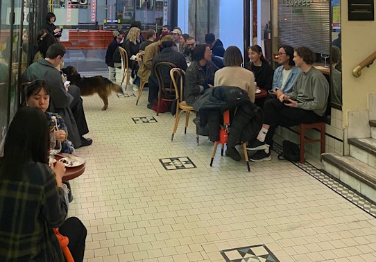 The rise of coffee coincides with the rise of liberalism. Inside the Cathedral Arcade in Melbourne’s CBD.