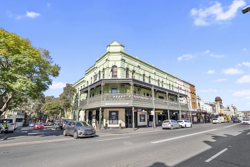 The leasehold interest of the Newtown Hotel has been purchased.