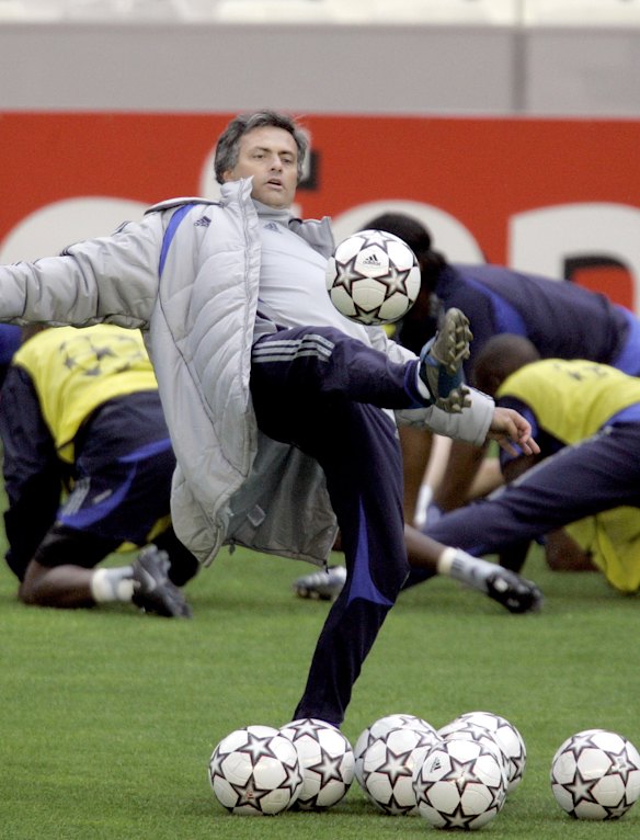 Jose Mourinho during his first stint with Chelsea.