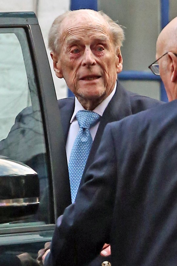 The 98-year-old was treated for what Buckingham Palace called a “pre-existing condition.”