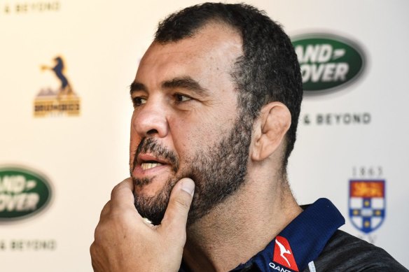 Blocked: The Kiwis aren't letting Michael Cheika have Samu for the Wallabies.