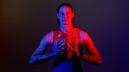 Melbourne Demons star Tayla Harris.
