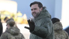 Vice President J.D. Vance at the US military base in Greenland. 