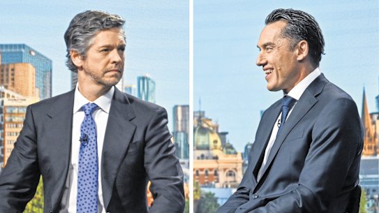 Nick Reece (left) and Anthony Koutoufides.