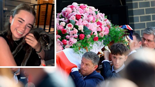 The funeral of Holly Bowles has been held in Melbourne.