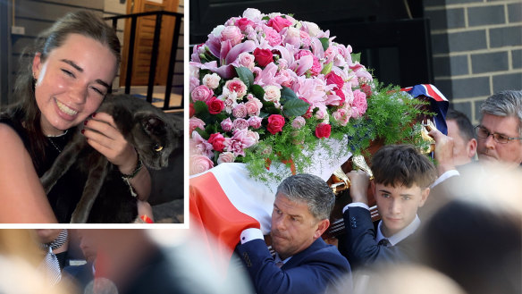 The funeral of Holly Bowles has been held in Melbourne.