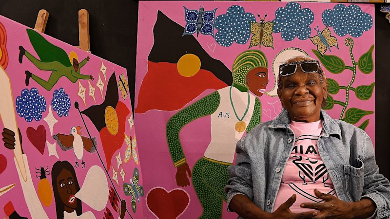 Umetnica Kaylene Whiskey osvaja svet s svojo pop art puščavo