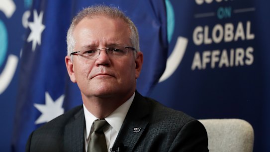 Prime Minister Scott Morrison delivers the keynote speech to the Chicago Council on Global Affairs.