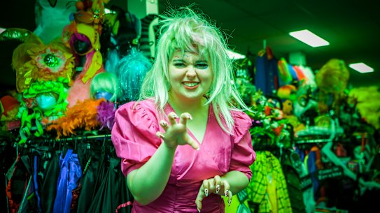 Denique Faye is dressing as Weird Barbie for Halloween this year.