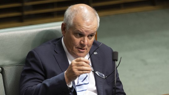 Former prime minister Scott Morrison.