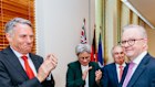 Prime Minister Anthony Albanese (right) did not knock back factional calls made by his deputy, Richard Marles (far left).