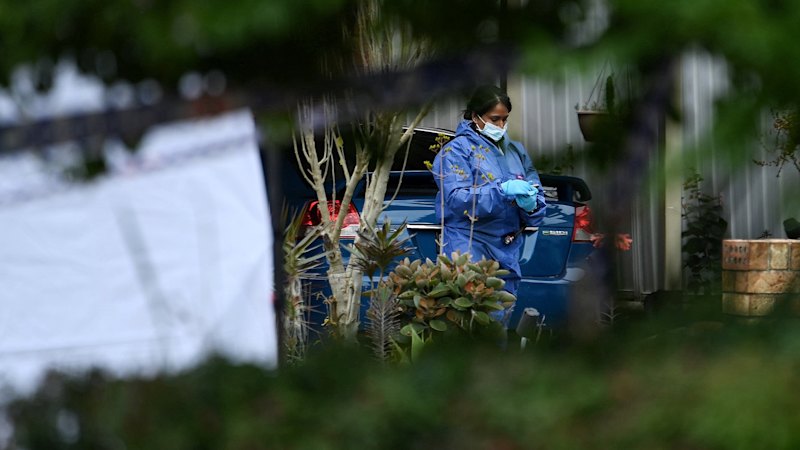 Arrest after man found dead outside burnt Sydney house