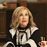 Catherine O’Hara as Moira Rose in a scene from Schitt’s Creek.
