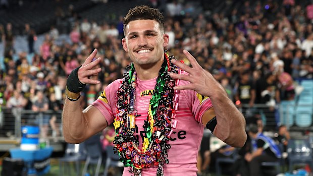 Nathan Cleary is pushing to be fit for round one in Las Vegas.