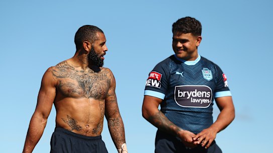 Josh Addo-Carr and Latrell Mitchell.