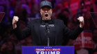 Tesla billionaire Elon Musk roared from behind the podium at Donald Trump’s rally in New York City at the weekend.