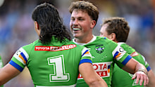 Coby Black on debut for the Raiders.